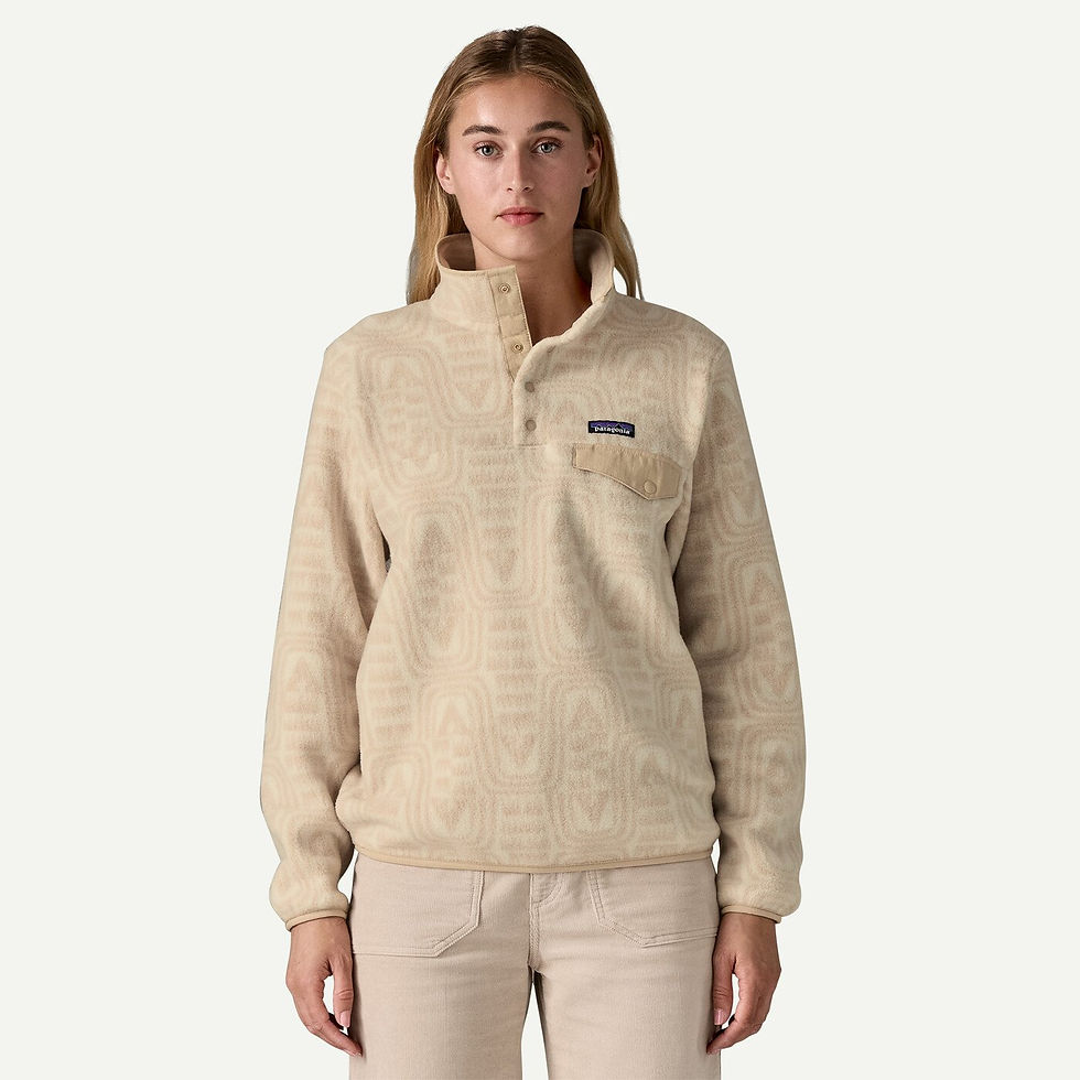 Thumbnail: Patagonia Women's Synchilla® Snap-T® Fleece Pullover - Flow: Dyno White