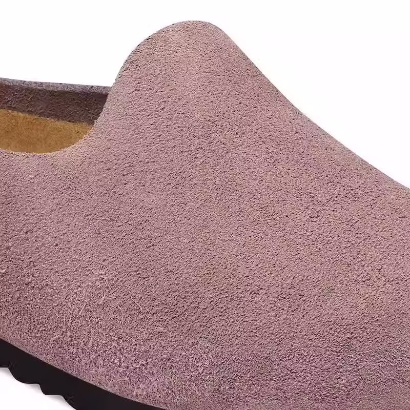 Thumbnail: BIRKENSTOCK AMSTERDAM SUEDE - FADED PURPLE