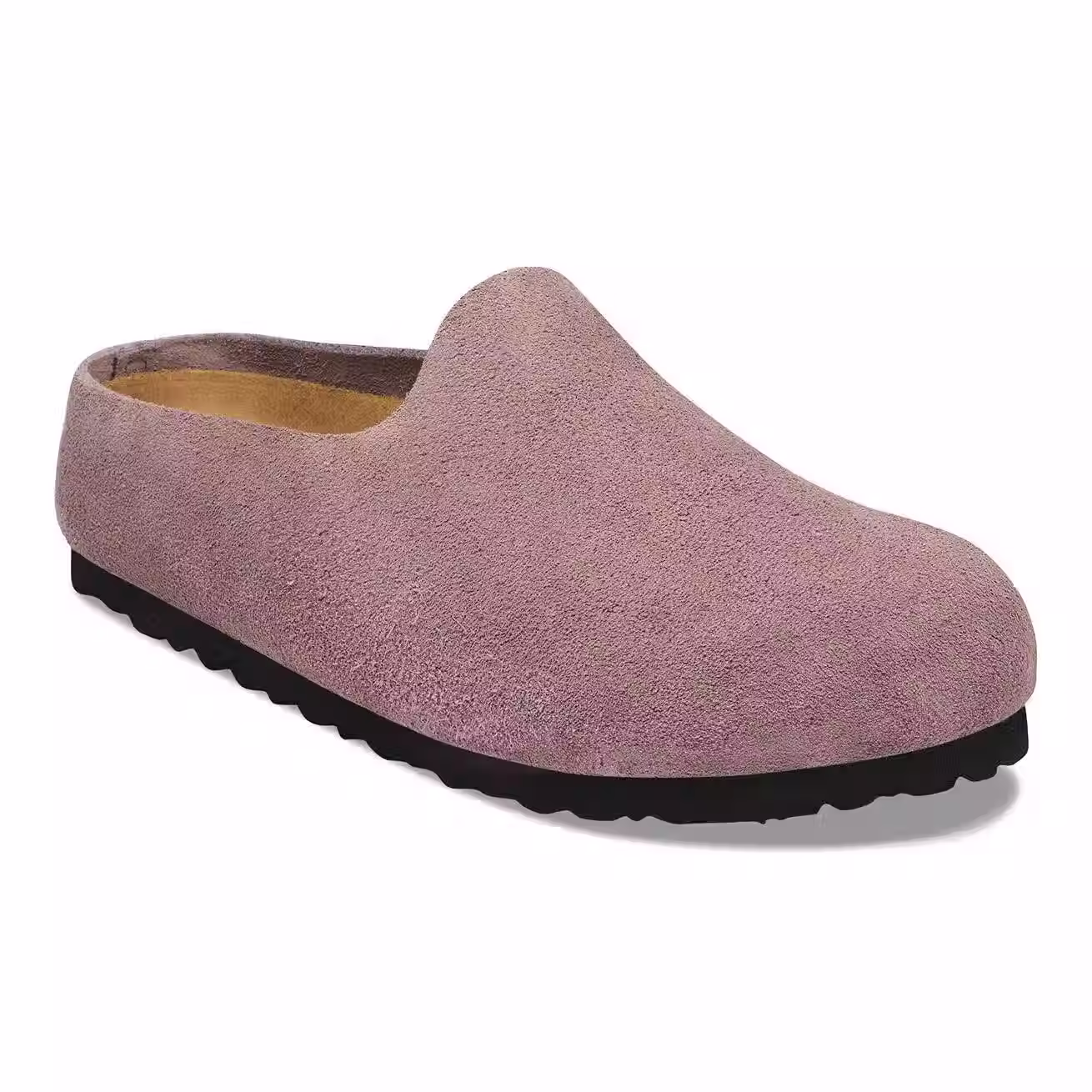 BIRKENSTOCK AMSTERDAM SUEDE - FADED PURPLE