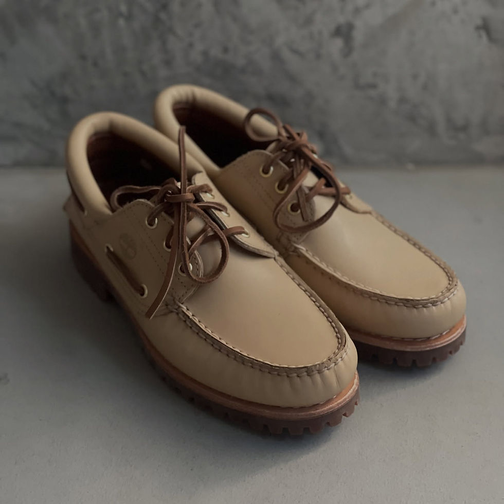 Thumbnail: Timberland 3-eye Lug Boat Shoes - Beige