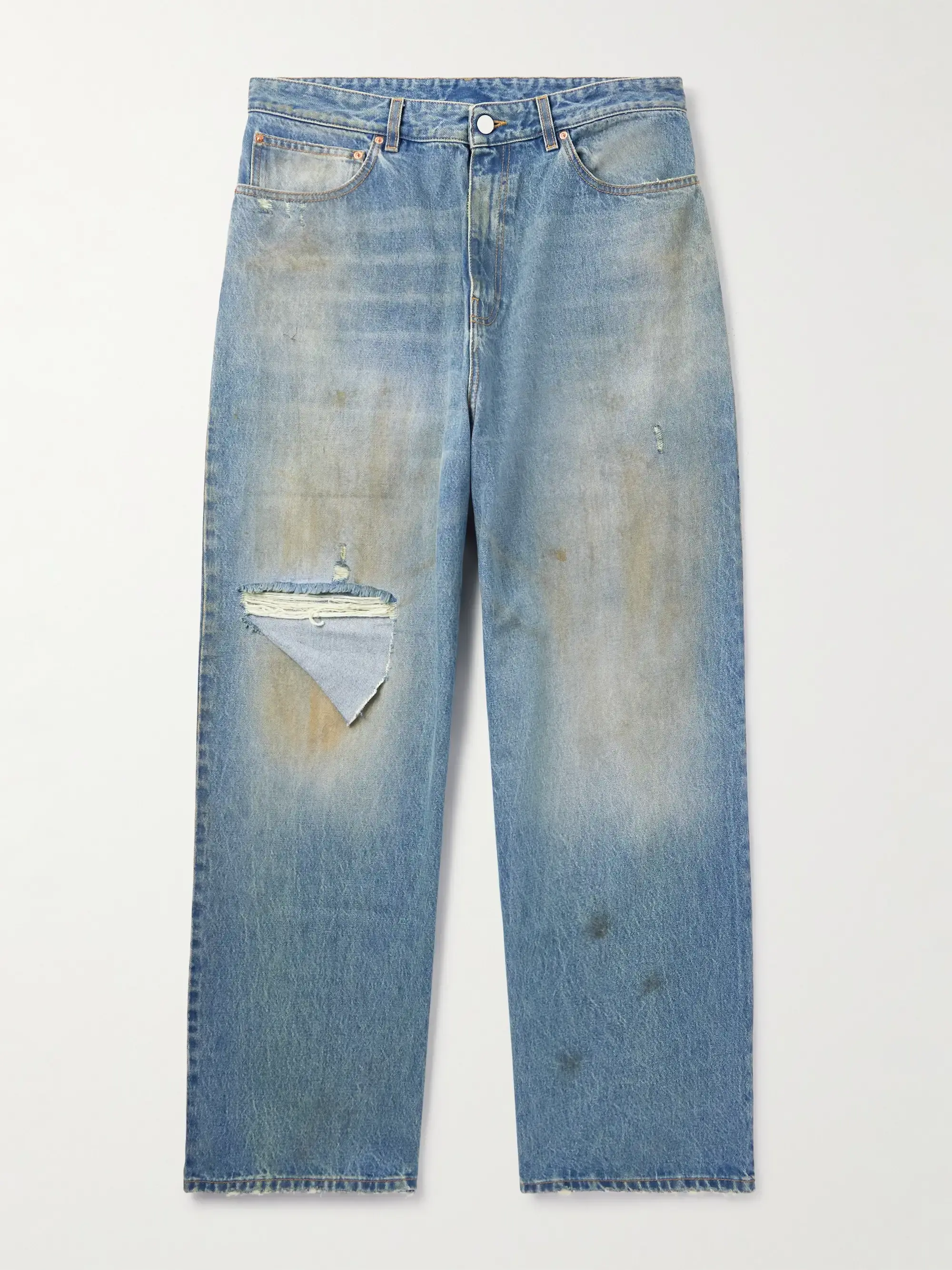 VETEMENTS DISTRESSED JEANS