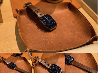 【HANDMADE IN GERMANY・FLUCO LEATHER WATCH STRAP】
