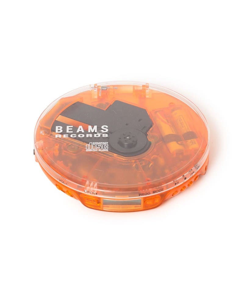Thumbnail: BEAMS RECORD CLEAR PORTABLE CD PLAYER - ORANGE