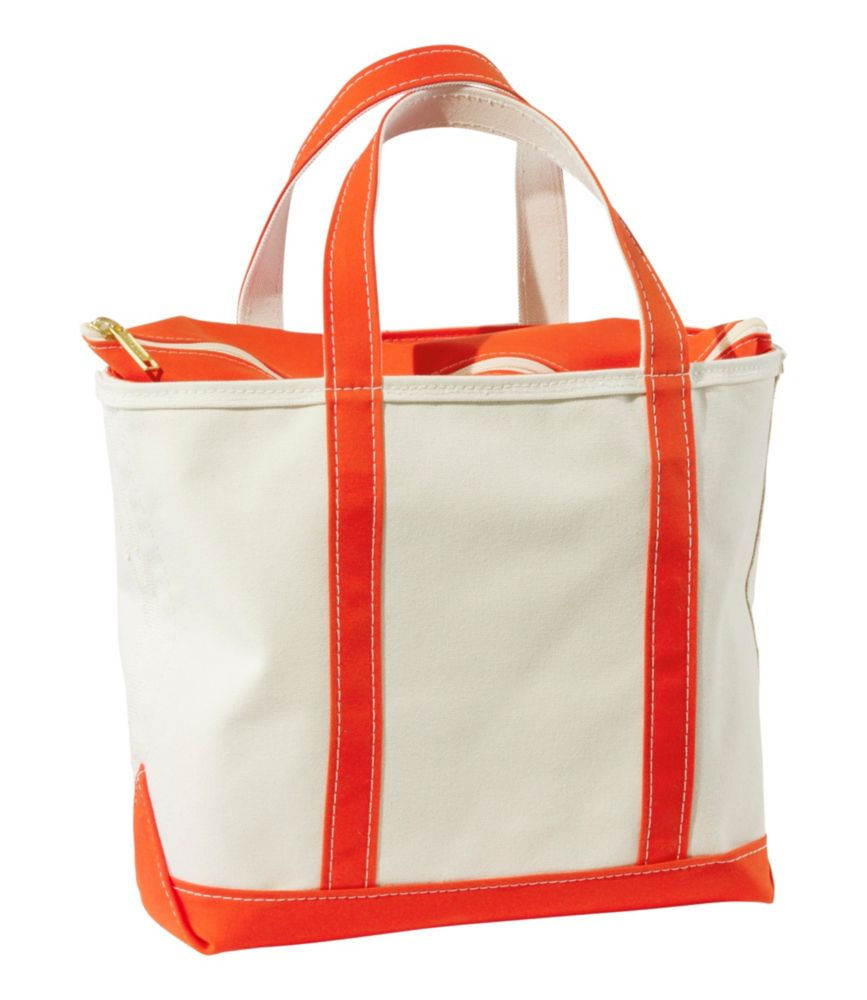 L.L. Bean Boat and Tote Large | Zip Top | Orange