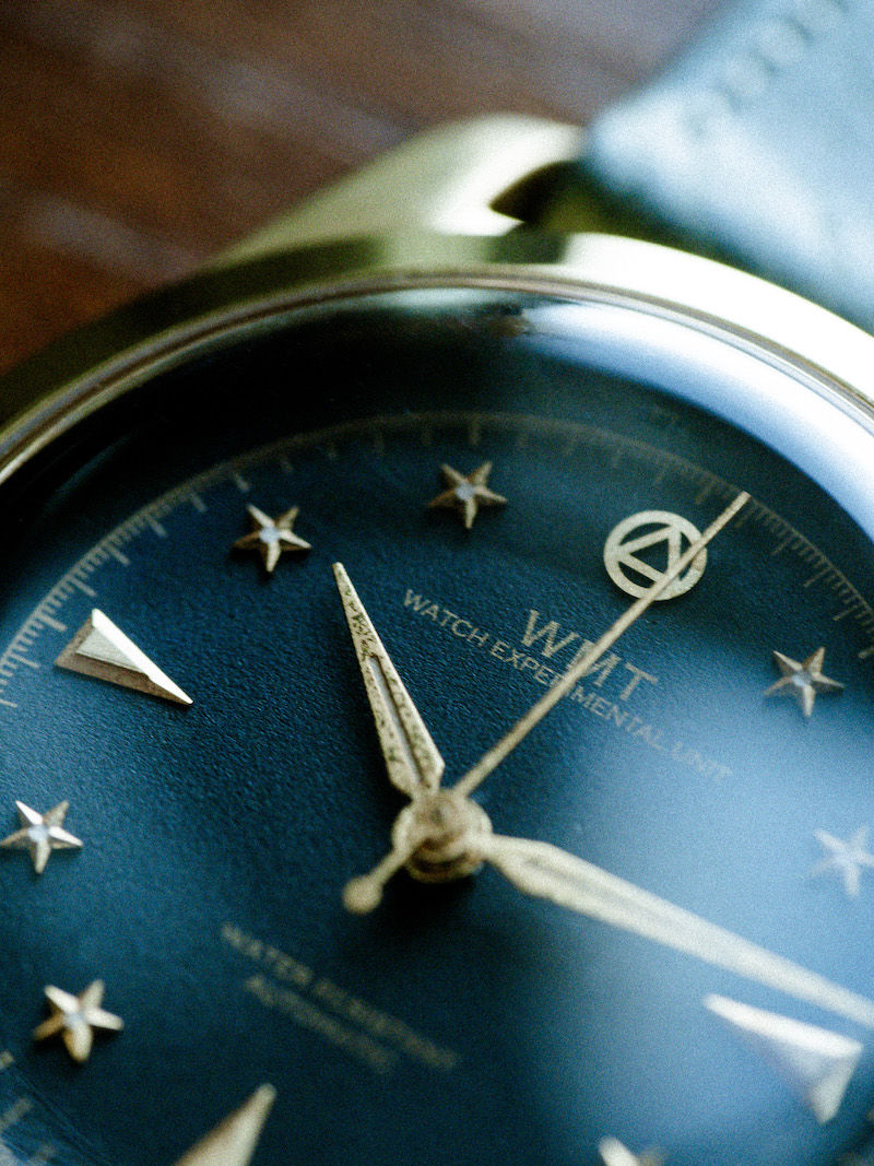 Thumbnail: WMT Lupas – Starlight / Aged Edition / Metal Bracelet + Leather Stra