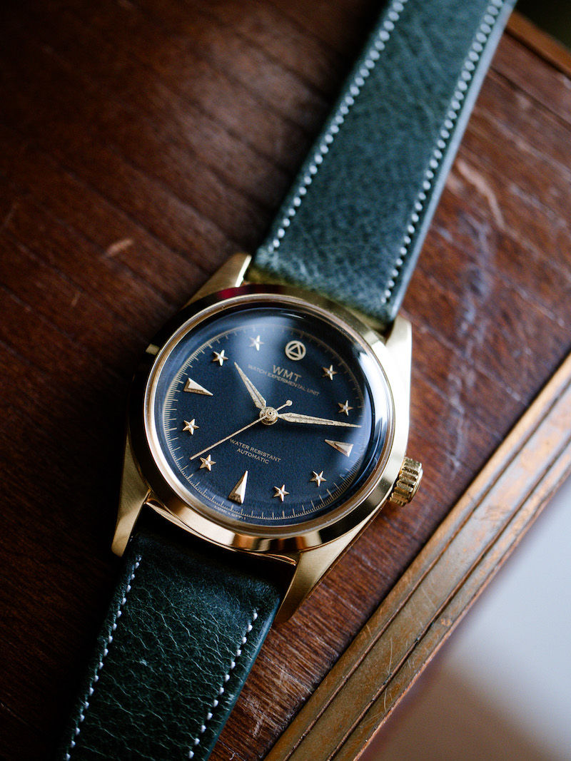 Thumbnail: WMT Lupas – Starlight / Aged Edition / Metal Bracelet + Leather Stra