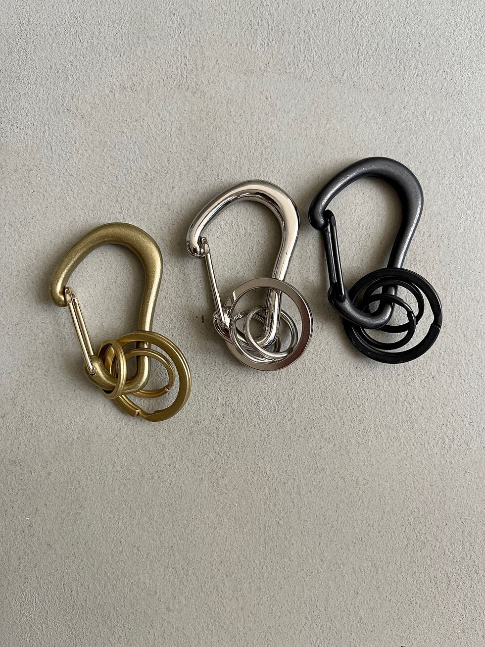 Thumbnail: Diarge Brass Karabiner Keyring