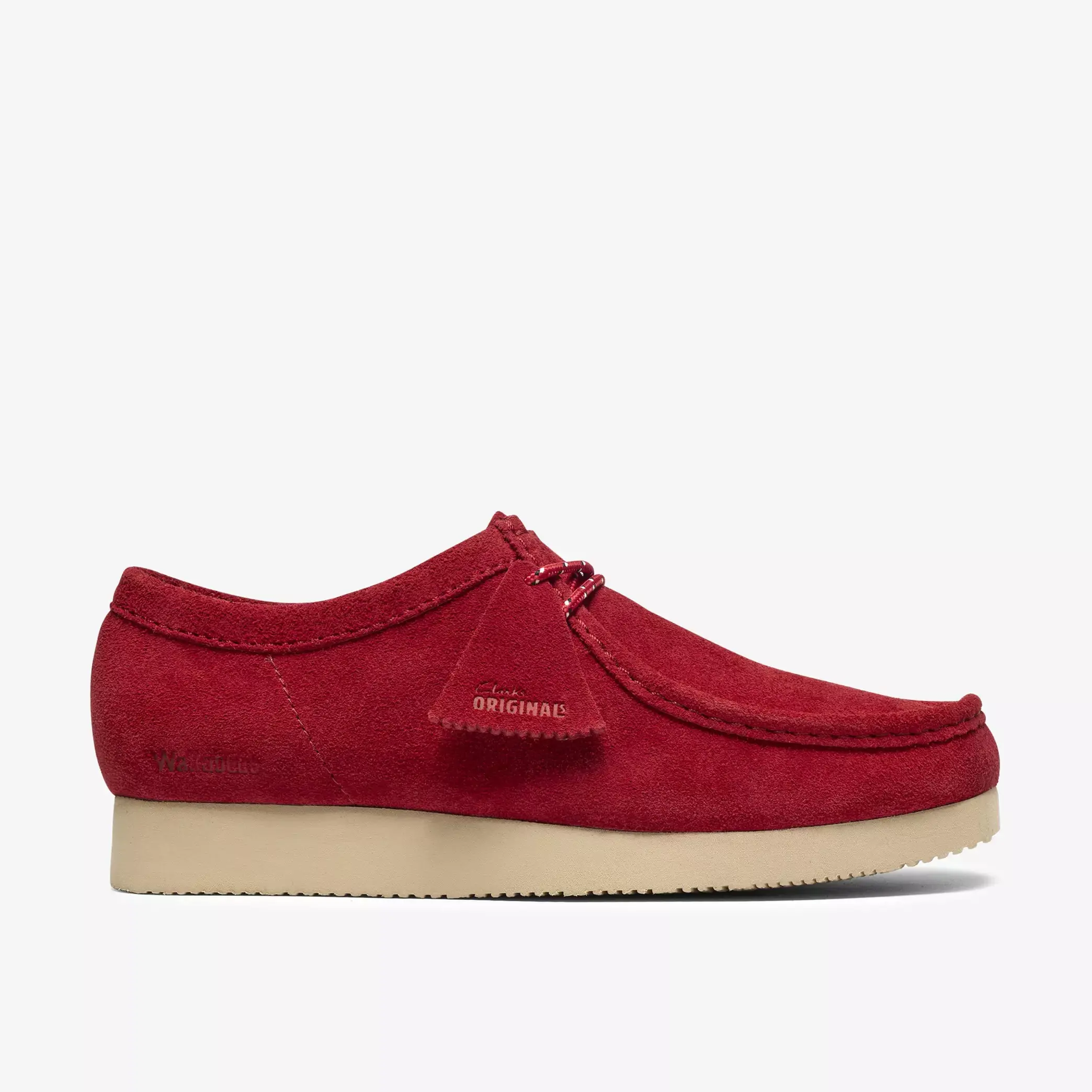 CLARKS ORIGINALS WALLABEE LITE RED SUEDE