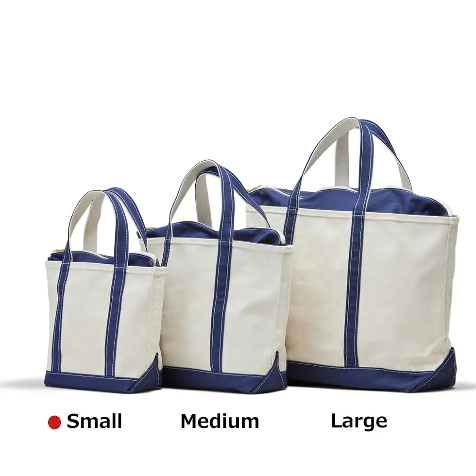 Thumbnail: L.L. Bean Boat and Tote Small | Zip Top | ORANGE