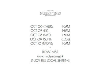【MODERN TIMES SPECIAL TIME TABLE】
