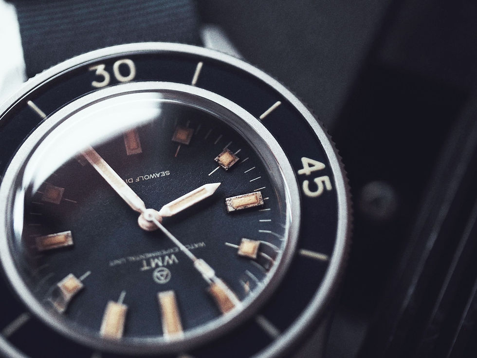 Thumbnail: WMT Seawolf – Blue Dial / Aged Edition