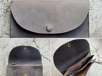 【HANDMADE IN JAPAN・ROBERU ITALY VACHETTA LEATHER NEW LONG WALLET】