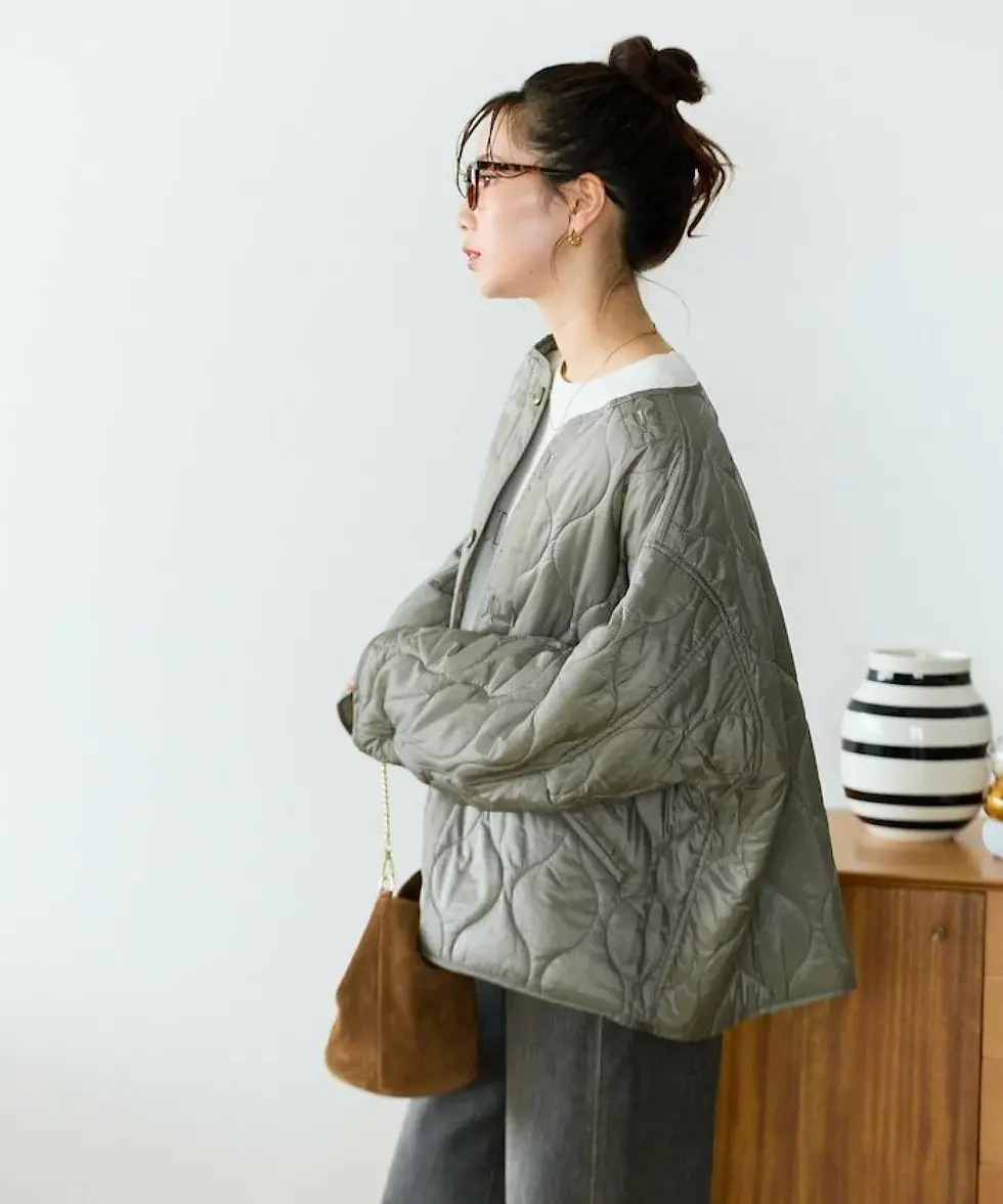 Thumbnail: M-65 Short Mods Coat with Liner Set Ladies - Beige