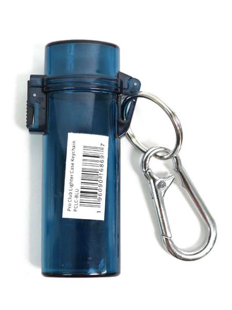 Thumbnail: PRO CLUB LIGHTER CASE KEYCHAIN BLUE