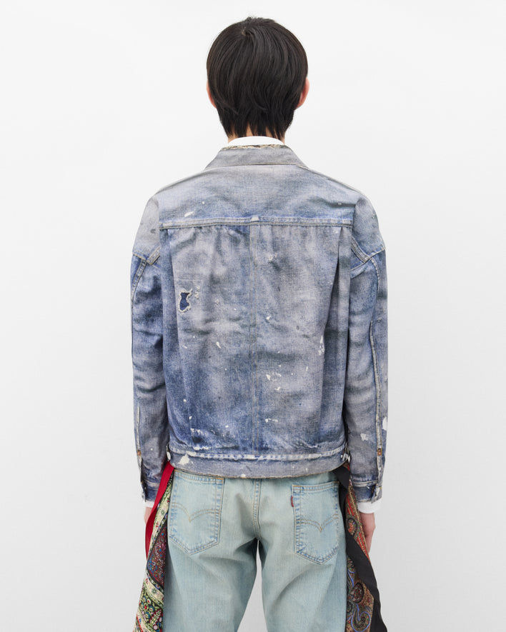 Thumbnail: JUNYA WATANABE MAN New Manual Printed Denim Jacket