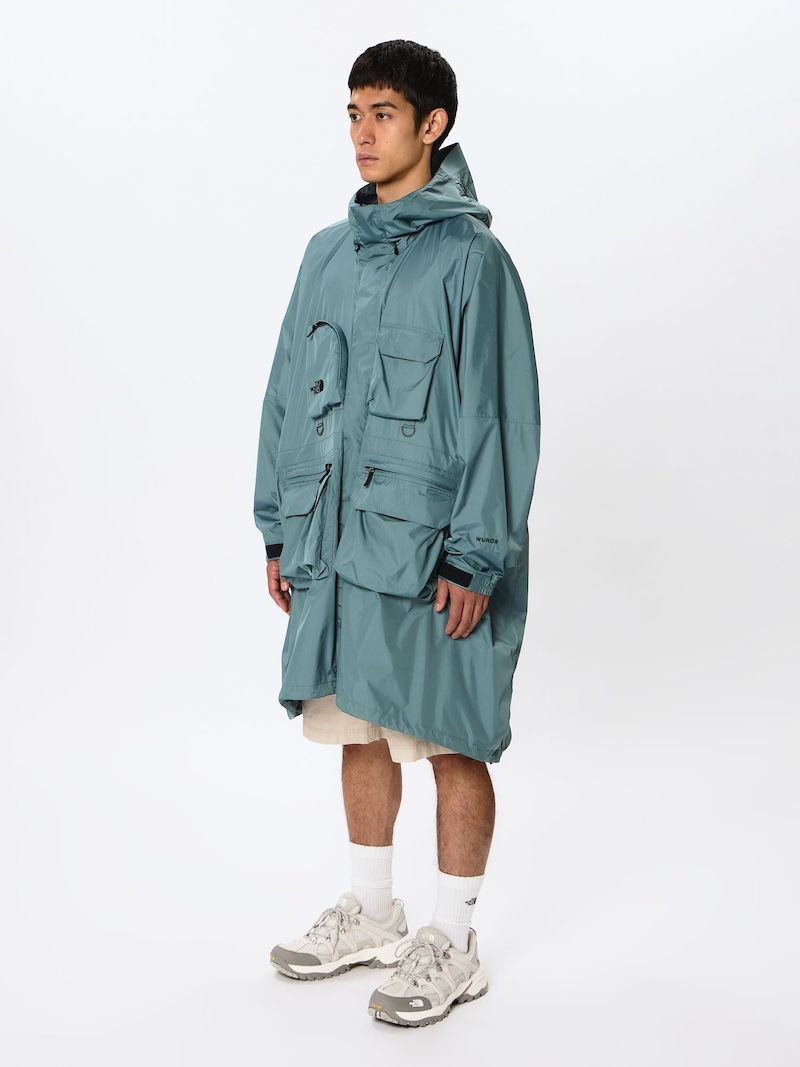 Thumbnail: THE NORTH FACE WUROS FIELD UTILITY PONCHO - SLATE GRAY