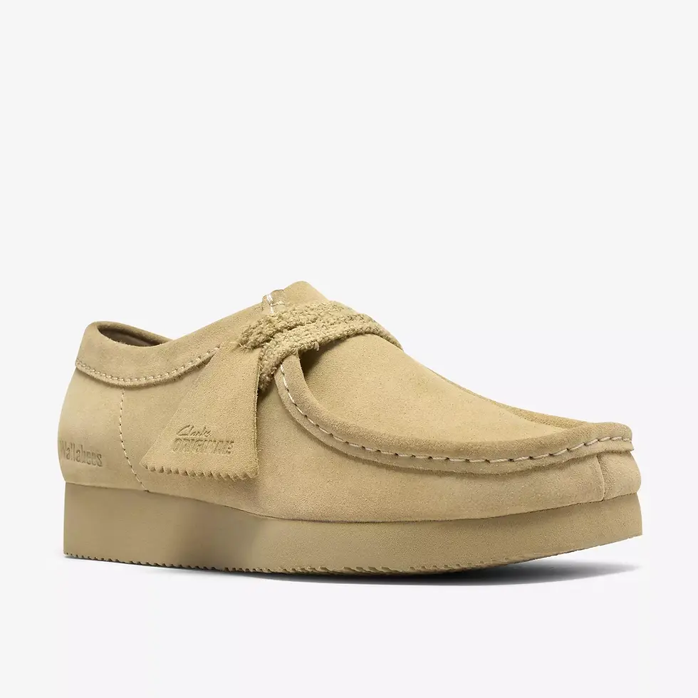 Thumbnail: CLARKS ORIGINALS WOMENS WALLABEE LITE MAPLE SUEDE