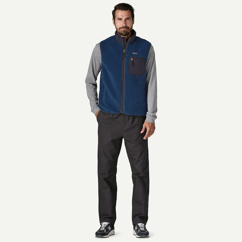 Thumbnail: Patagonia Men's Classic Retro-X® Fleece Vest - Clement Blue