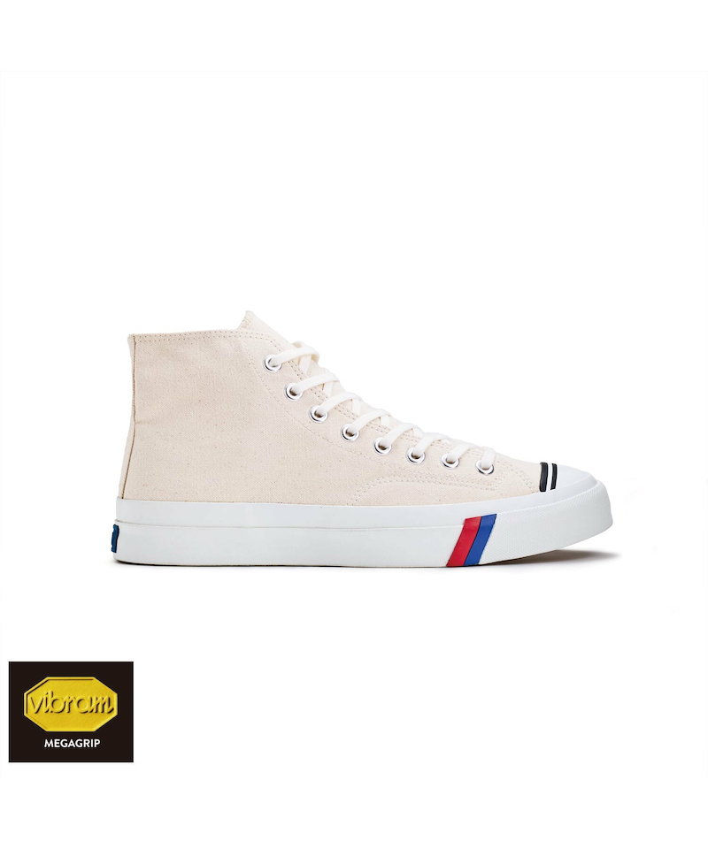 Thumbnail: PRO-KEDS ROYAL AMERICA HI - NATURAL WHITE