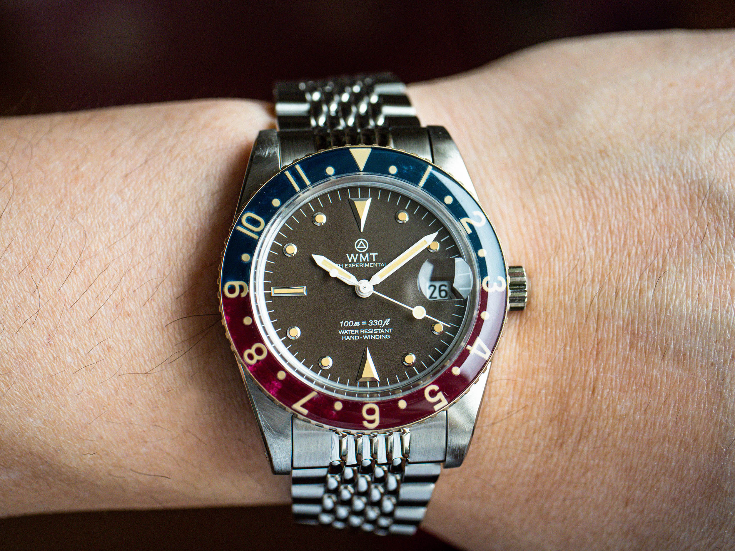 WMT Panton – Brown Dial / Brass Bezel Aged Edition