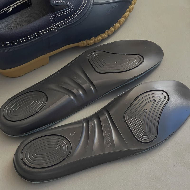 Thumbnail: L.L. Bean Men's Bean Boots, Slip-On Rubber Mocs Carbon Navy