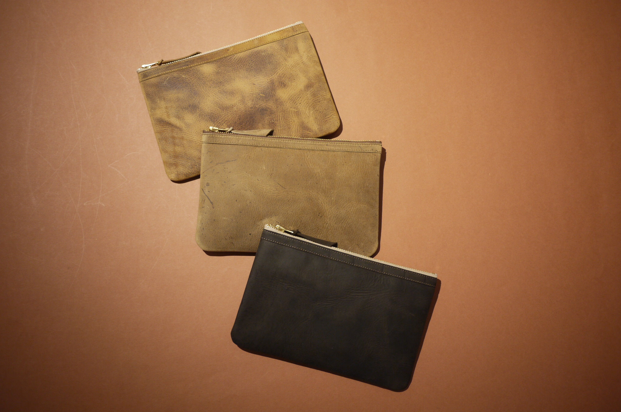 Anchor Bridge Kudu Leather Pouch
