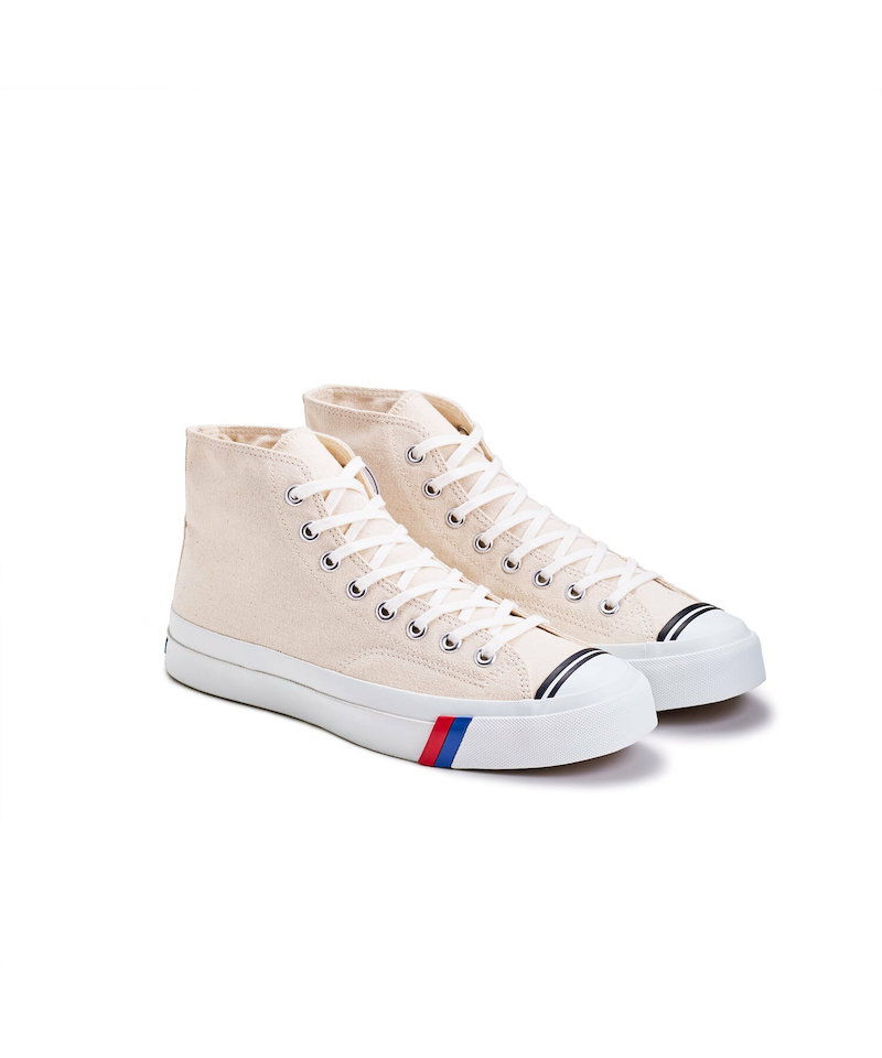Thumbnail: PRO-KEDS ROYAL AMERICA HI - NATURAL WHITE