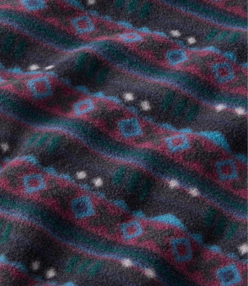 Thumbnail: L.L. BEAN CLASSIC FLEECE PULLOVER 2026 - TEAL FROST WOODBLOCK