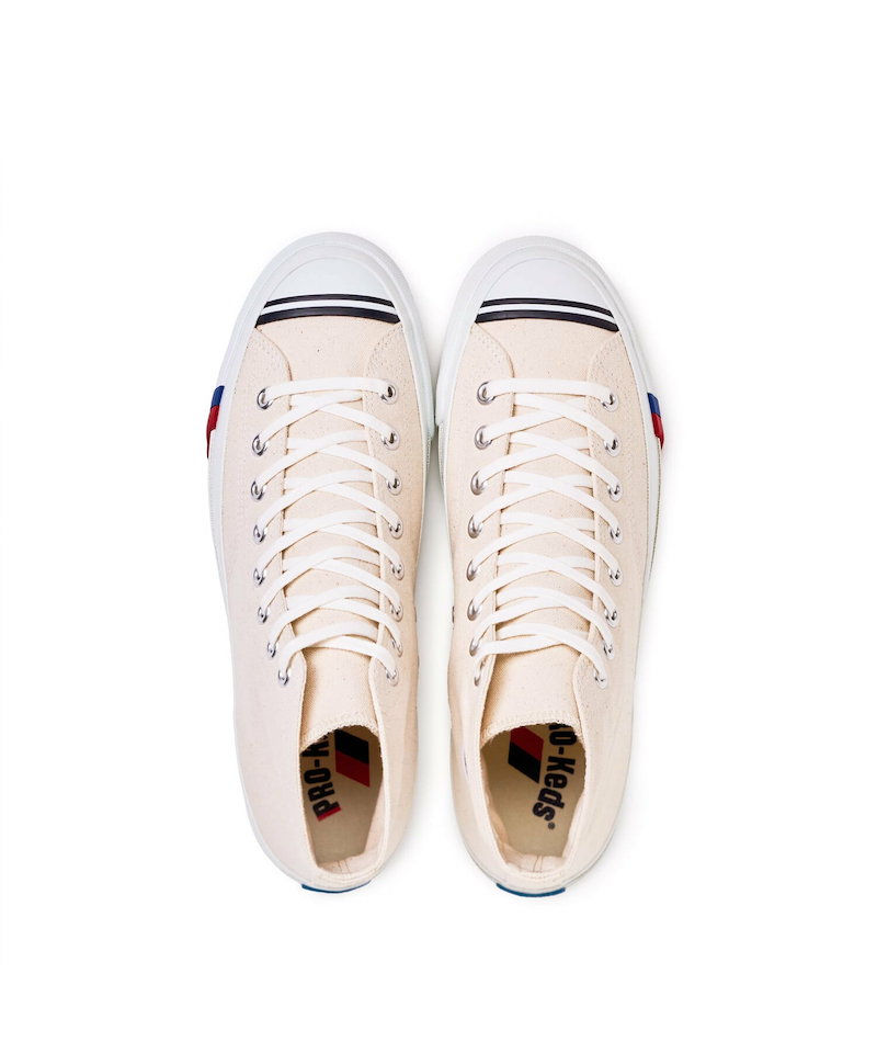 Thumbnail: PRO-KEDS ROYAL AMERICA HI - NATURAL WHITE