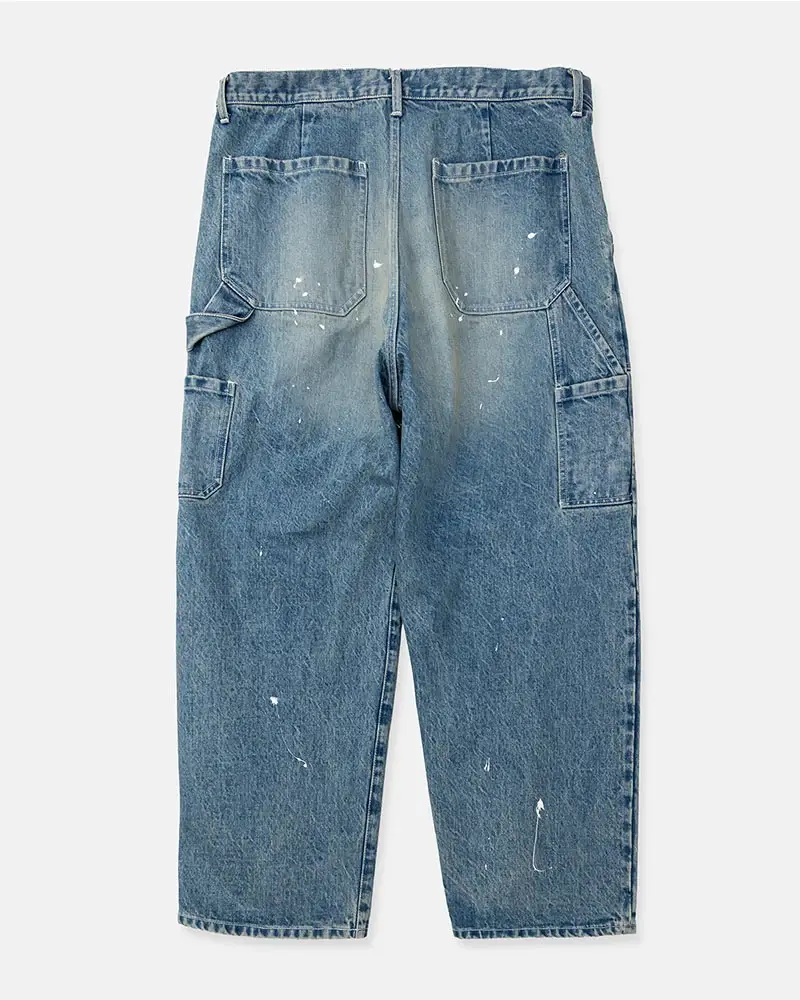 Thumbnail: Digawel Distressed Painter Jeans - Faded Navy