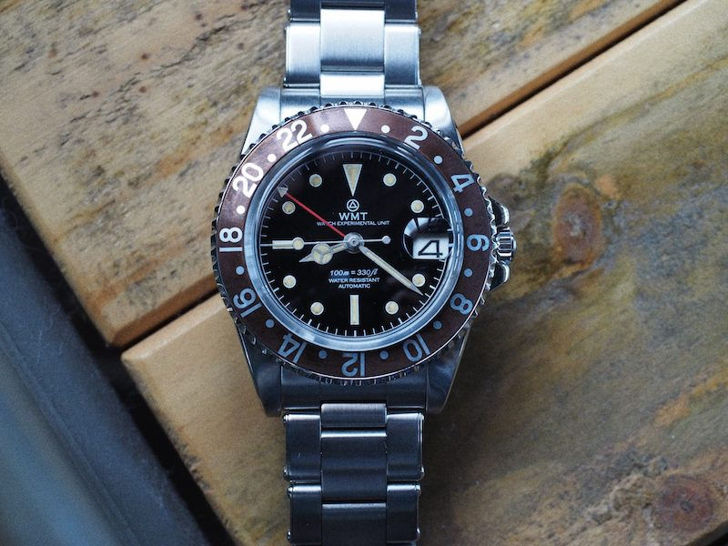 Thumbnail: WMT Sanford MKII GMT – Interchangeable Bezel / Aged Edition