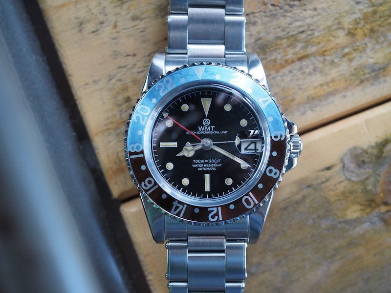 Thumbnail: WMT Sanford MKII GMT – Interchangeable Bezel / Aged Edition