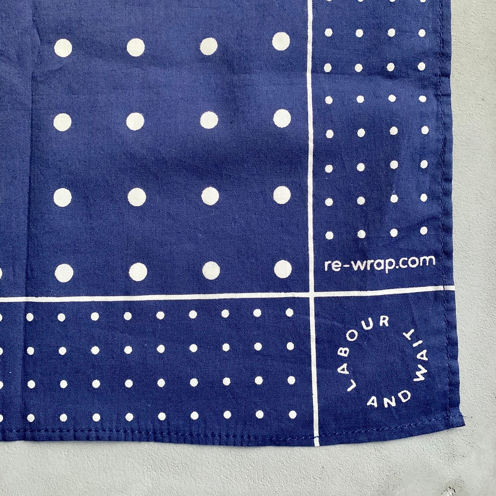 Thumbnail: Labour and Wait Blueprint Handkerchief