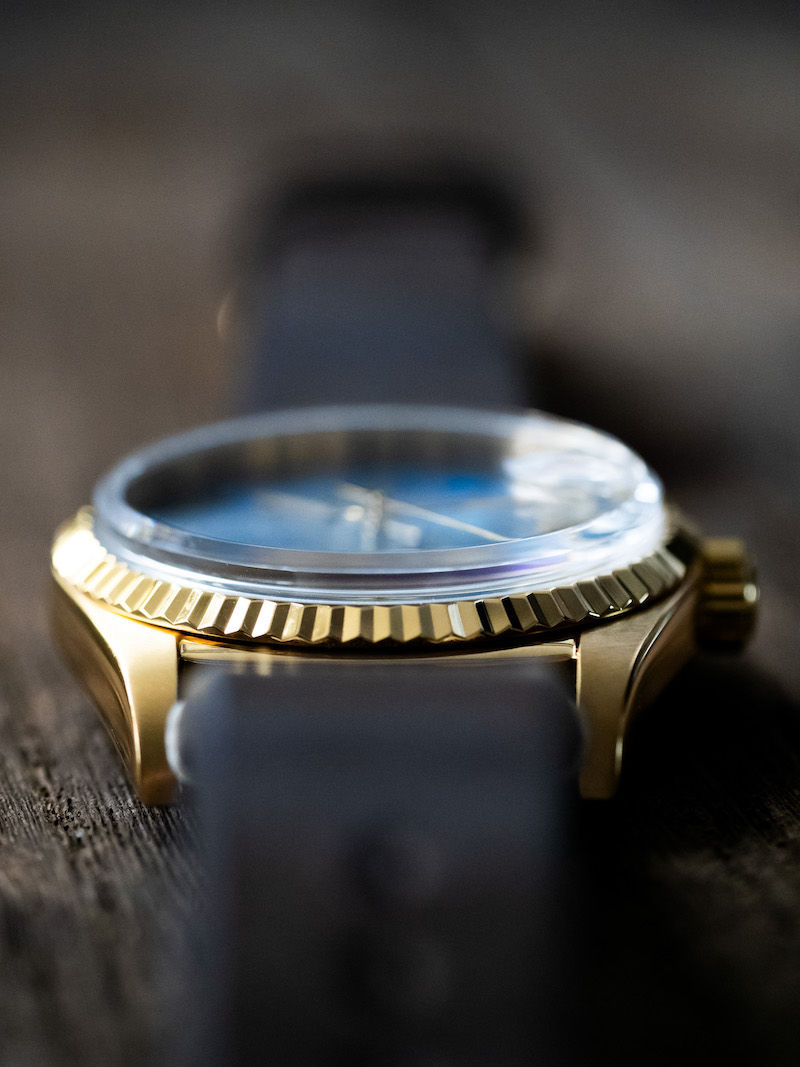 Thumbnail: WMT Cabochon – Blue Labradorite Stone / Falcon / Gold Plating Edition