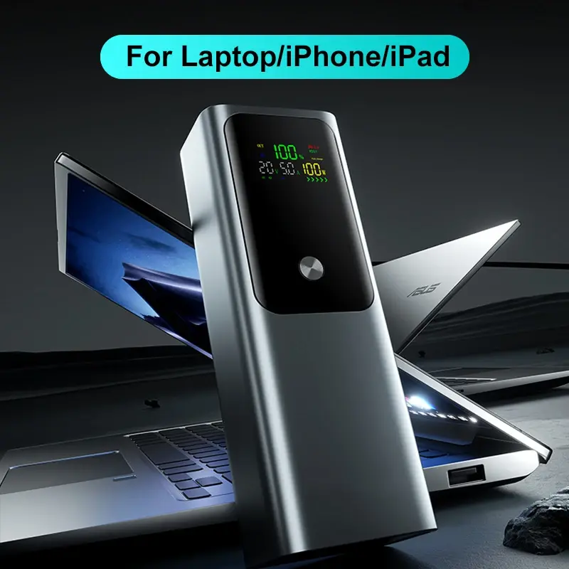 Thumbnail: DIY Battery Charger Case PD 100W Fast Charging for 4PCS 21700 Polymer 20000mA Ba