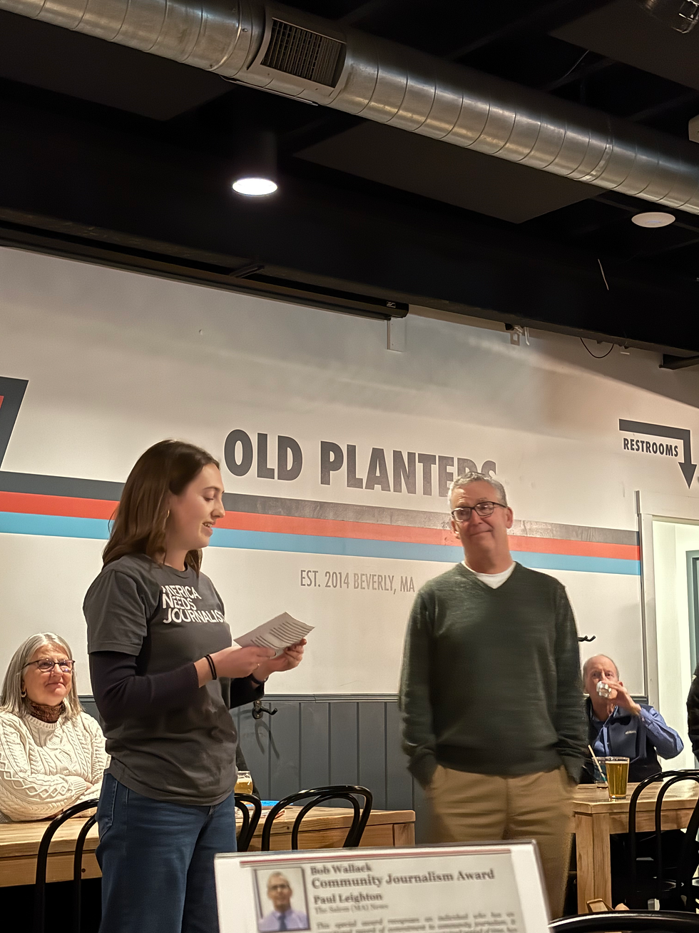 Me giving a little speech at the iconic Paul Leighton's retirement party.