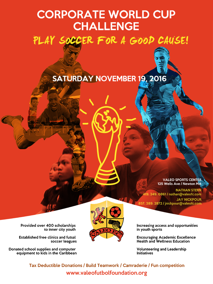 Valeo FC Hosts Corporate World Cup Challenge Youth Soccer Valeo Futbol Foundation United