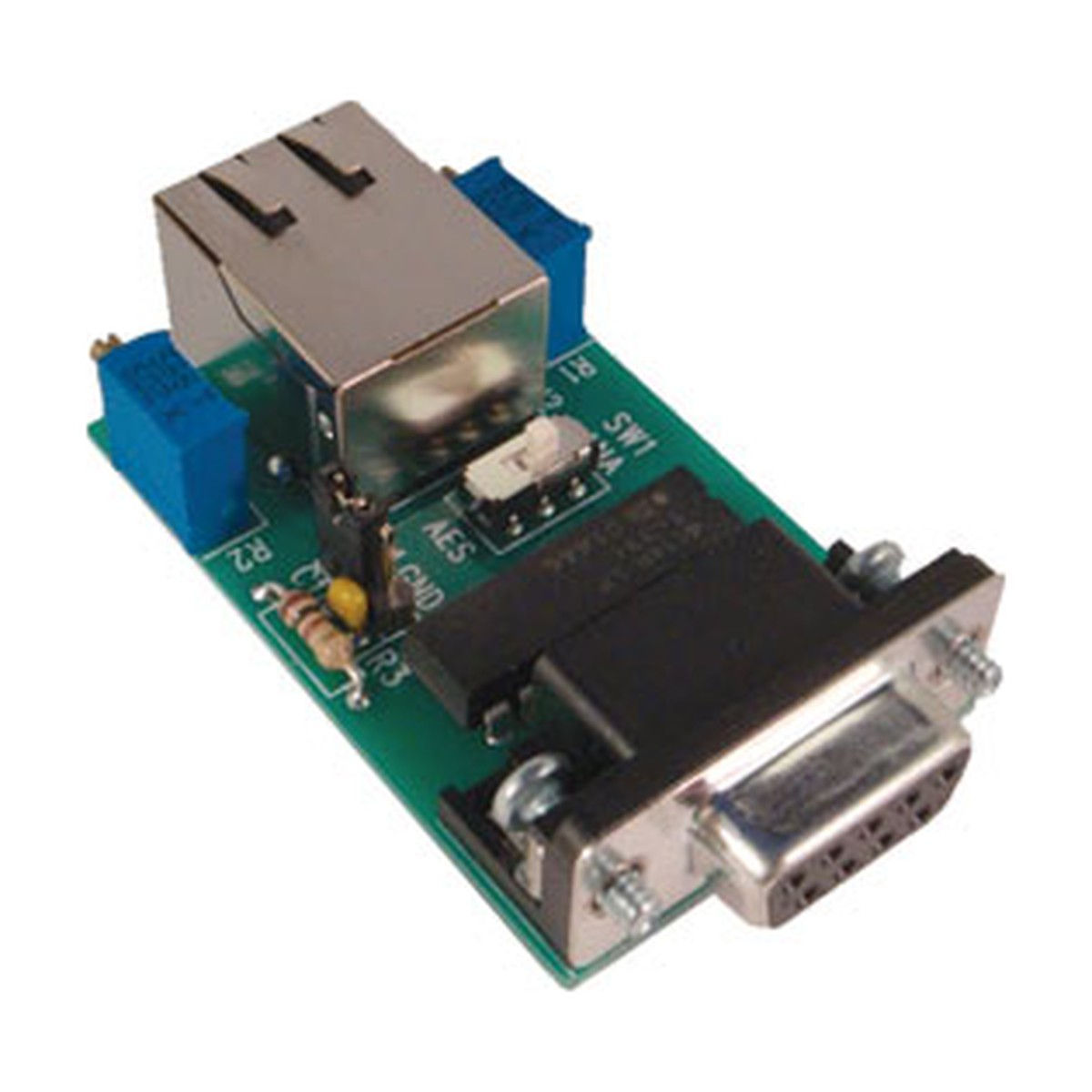 Broadcast Tools COP-2/RJ – DB-9 to RJ45 Adapter w/ Level Trimmers