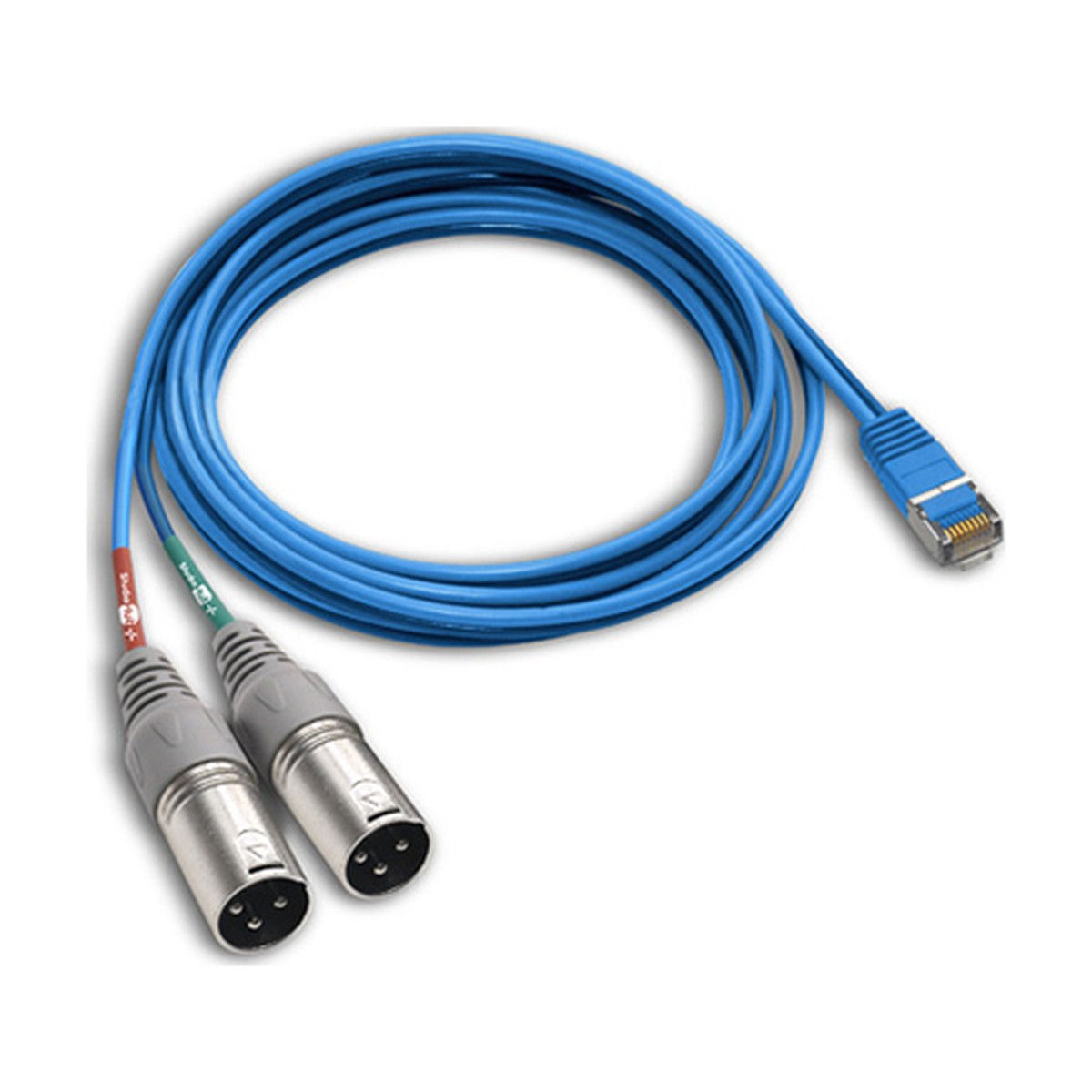 StudioHub Dual XLRM to RJ45M - 6 Foot Adapter Cable