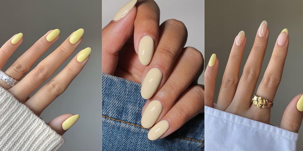 The Rise of Butter Yellow Nail Color Trend Tips Art Ideas and Top Polish Picks