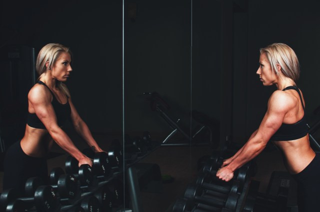 athlete, biceps, blonde