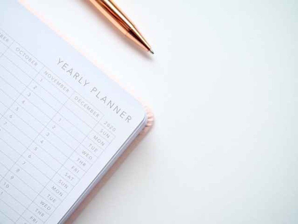 notebook for yearly planner