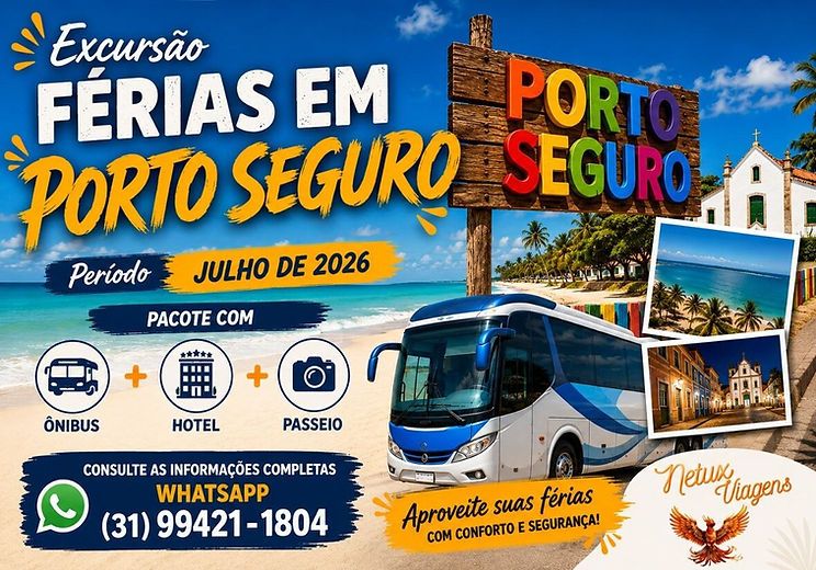 excursão completa para Porto Seguro