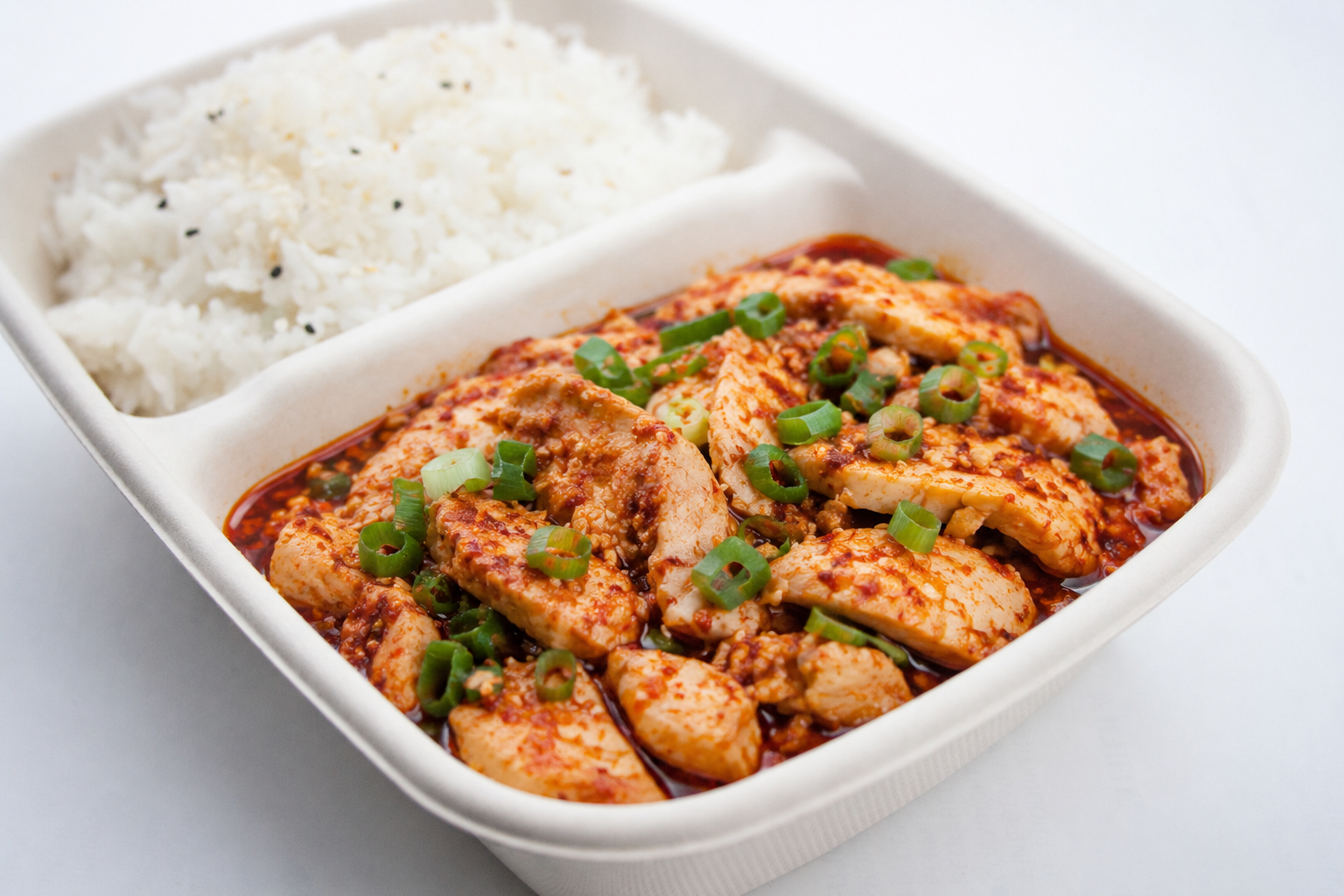Sichuankyckling med chiliolja