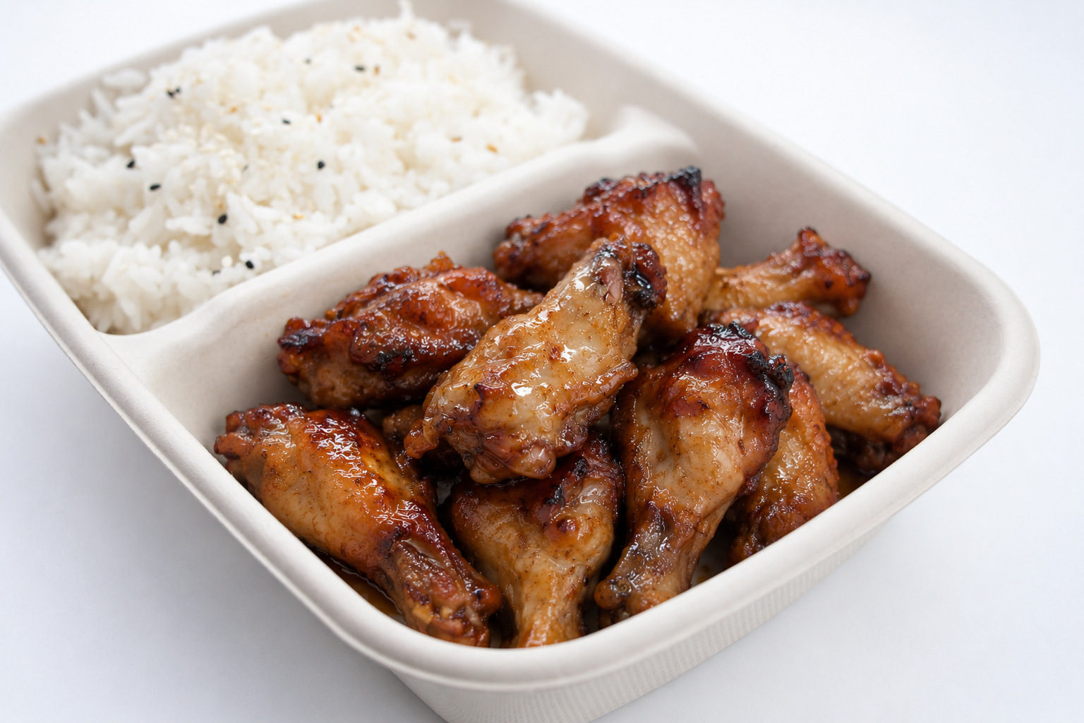 Char siu-kycklingvingar