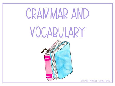 Image of grammar and vocabulary category