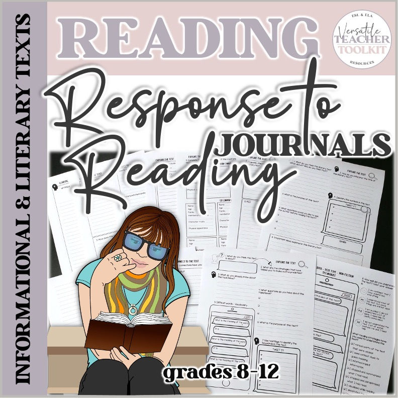 Reading response journals for fiction and non-fiction