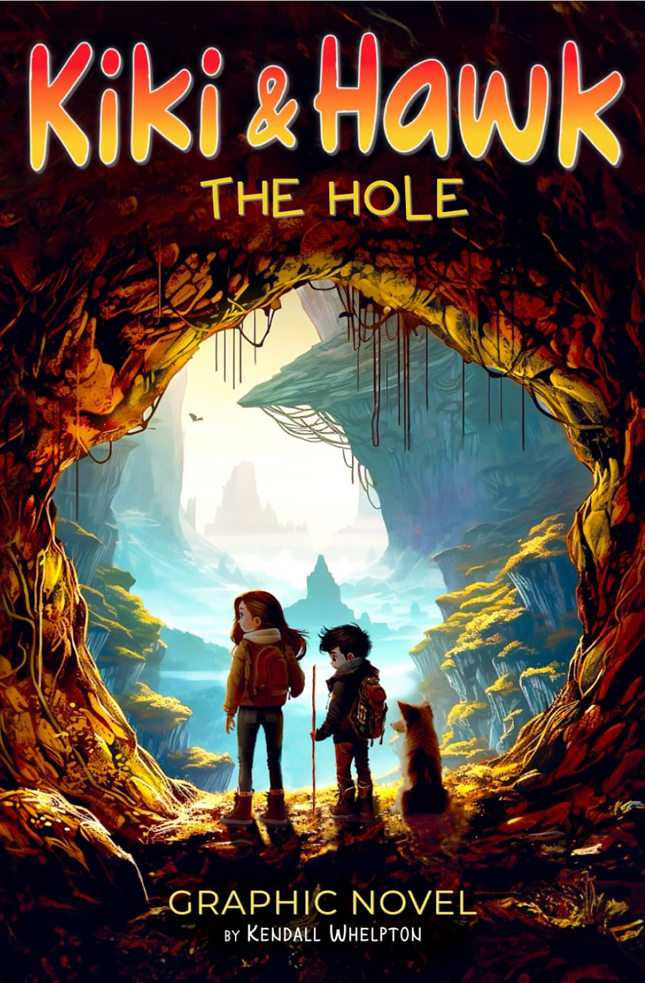 Kiki & Hawk THE HOLE graphic novel. Kids Book