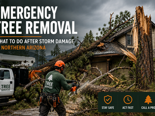 Emergency Tree Removal: What to Do After Storm Damage in Northern Arizona