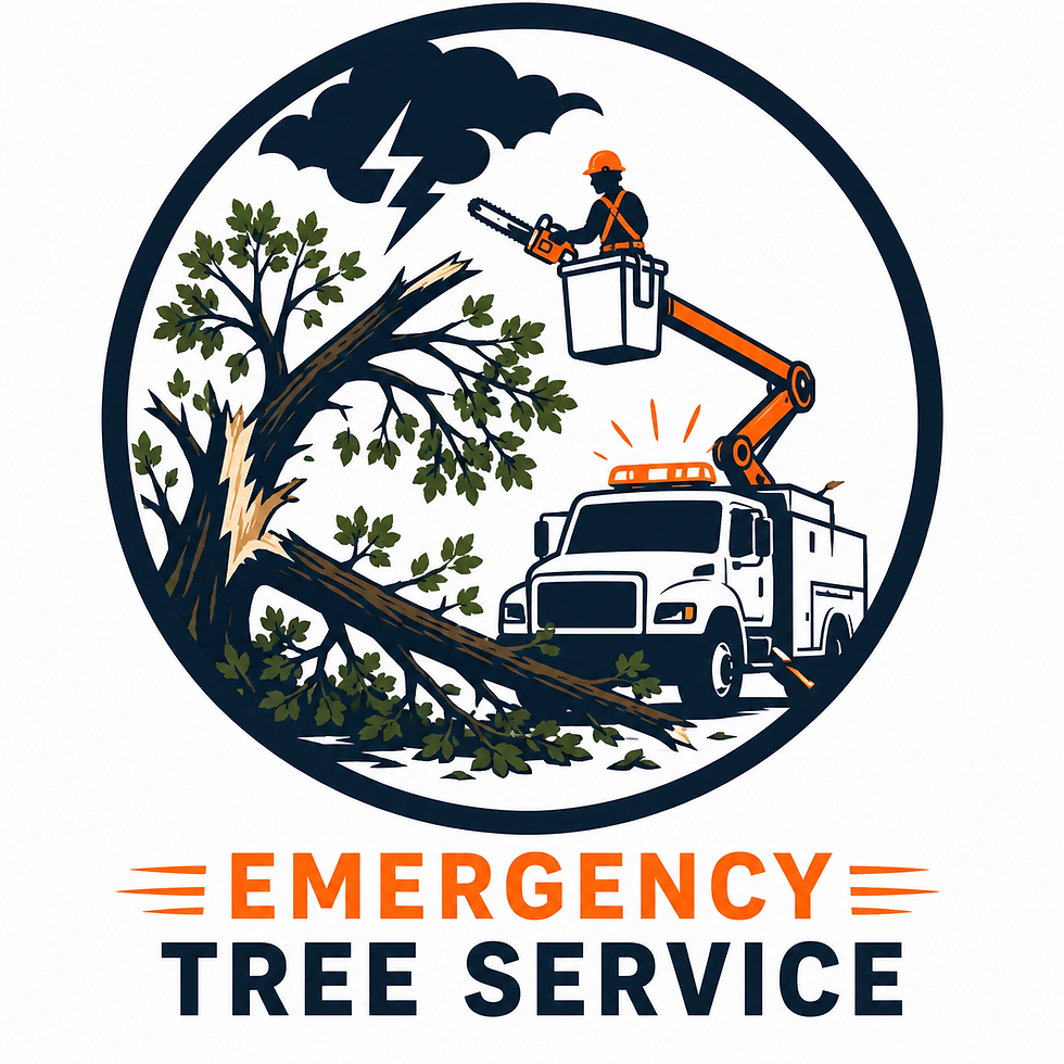 Emergency tree service for storm damage and fallen trees